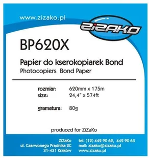 Yvesso Papier w roli do ksero Yvesso Bond 620x175m 80g BP620X - Papier do drukarek - miniaturka - grafika 2