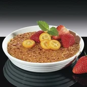 Miski i półmiski - Küchenprofi 0750918215 Crme brlée miseczka burgund, porcelana, biała 221039 - miniaturka - grafika 1