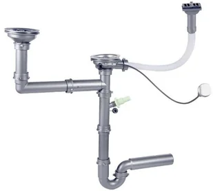 Franke Syfon zlewozmywakowy mimośrodowy z korkiem automatycznym 112.0051.719 - Syfony - miniaturka - grafika 2