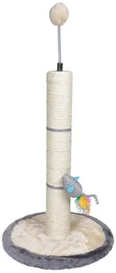 Love Story Drapak dla kota z zabawkami 46 cm kolor szary 6ANI674 - Drapaki dla kotów Love Story Drapak dla kota z zabawkami 46 cm kolor szary 6ANI674 - Drapaki dla kotów - miniaturka - grafika 1