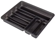 Pozostałe akcesoria kuchenne - Rotho Wkład do szuflad Rotho Basic 2-poziomowy antracytowy - miniaturka - grafika 1