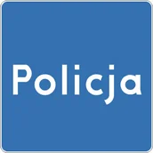 Wyposażenie miejsc publicznych - Znak drogowy informacyjny D-21A Policja - miniaturka - grafika 1