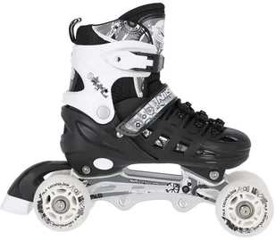 Nils EXTREME NH10905 4w1 CZARNE ROZM. M(35-38) ŁYŻWOROLKI Z WYM. PŁOZĄ HOKEJOWĄ EXTREME 16-25-024 - Rolki - miniaturka - grafika 24