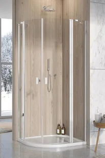 Radaway Nes PDD II 90x100 10030090-01-01L/10030100-01-01R - Kabiny prysznicowe - miniaturka - grafika 3