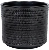 Donice - Cermax Osłonka doniczki Calla cylinder 14 cm stare srebro 99114/060 - miniaturka - grafika 1