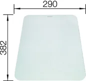 Akcesoria do armatury i ceramiki - BLANCO z tworzywa uniwersalna 290 x 382 mm (225469) - miniaturka - grafika 1