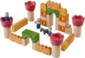 Klocki - Plan Toys ZAMEK RYCERSKI drewniane klocki PT 5651 PT 5651 - miniaturka - grafika 1