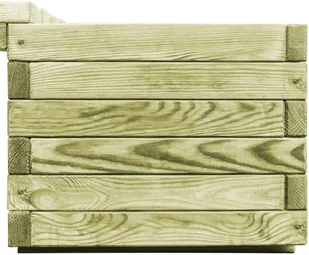 vidaXL Ławka ogrodowa z donicami, impregnowane drewno sosnowe FSC - Donice - miniaturka - grafika 6