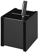 Długopisy - Wedo 636001 stifteb utler Black pakietu Office, ze szkła akrylowego, 2 komory, gumowe nóżki 10 X 8, 3 X 9, 6 cm, w pudełku prezentowym, czarna 636001 - miniaturka - grafika 1