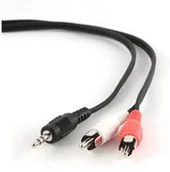 Kable - Gembird KABEL AUDIO JACK 3,5MM M / 2X RCA (CINCH) M 2.5M, BLISTER 2_335074 - miniaturka - grafika 1