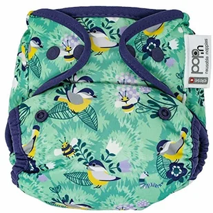 Close Pop-in pieluszka wielorazowa Aio Z Napami, Garden - Pieluchy - miniaturka - grafika 2