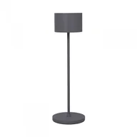 Lampy stojące - Blomus FAROL Bezprzewodowa Lampa LED Stołowa - Szara 66126 - miniaturka - grafika 1