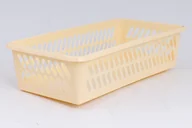 Pudła i pojemniki do przechowywania - Pucuś koszyk plastikowy kremowy 19,5 x 10 x 5 cm - miniaturka - grafika 1