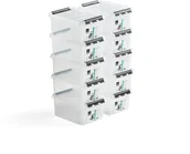 Pojemniki biurowe - AJ Produkty Pojemnik plastikowy z pokrywą - miniaturka - grafika 1