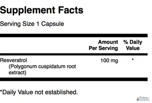 SWANSON Resweratrol 100mg - 30 kapsułek - Witaminy i minerały dla sportowców - miniaturka - grafika 2