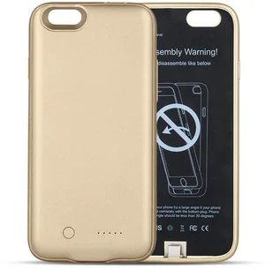 TelForceOne Battery Case Forever iPhone 6/6S 3000 mAh złota GSM022953 - Powerbanki - miniaturka - grafika 3