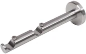 Karnisze - Wspornik karnisza prosty podwójny 16 mm stal nierdzewna - miniaturka - grafika 1