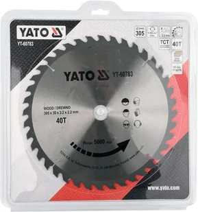 YATO TARCZA WIDIOWA DO DREWNA 305X40TX30MMDLA YT-82175 YT-60783 - Piły ręczne - miniaturka - grafika 2