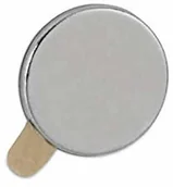 Magnesy - Maul magnesy neodymowe na krążki krążkowe, samoprzylepne, okrągłe, 500 g, 10 x 1 mm, jasne srebro, 20 sztuk 6167196 - miniaturka - grafika 1