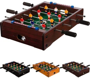 MAKSTOR.pl BRĄZOWA MINI GRA PIŁKARZYKI STOŁOWE 51x31x8 CM STÓŁ PIŁKARSKI 2006020 (20060209) - Piłkarzyki - miniaturka - grafika 9