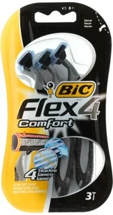 Bic Jednoczęściowe maszynki do golenia Bic Flex 4 Comfort (3 sztuki) - Pozostałe kosmetyki - miniaturka - grafika 5