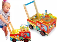 Pchacze - HH POLAND DREWNIANY CHODZIK EDUKACYJNY STRAŻ POŻARNA PCHACZ HH-HM013238 - miniaturka - grafika 1