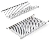 Suszarki do naczyń - Emuca Stelaż do ociekania emuca 8929765 fotel wiszący na talerze i szklanki do umywalki stojącej ze stali nierdzewnej 60 cm - miniaturka - grafika 1