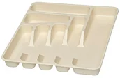 Pozostałe akcesoria kuchenne - OKT 10163876000 skrzynka na sztućce zamknięta z 7 przedziały cremefarbend 10163876000 - miniaturka - grafika 1