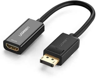 Ugreen Ugreen przejściówka kabel przewód HDMI - DisplayPort 4K 30Hz 12bit czarny (40363) - Adaptery i przejściówki - miniaturka - grafika 3