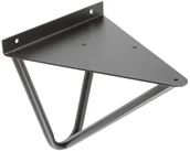 Meble modułowe i akcesoria - GTV Wspornik półki stalowy czarny Wire - miniaturka - grafika 1