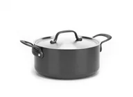Garnki - GreenPan Craft 4,9 L Czarny Garnek Aluminiowy Z Pokrywką - miniaturka - grafika 1