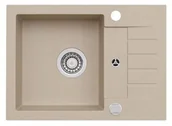 Zlewozmywaki - Alveus GENESIS by AMARO 30 beż 55 z syfonem POP-UP (9913355P) - miniaturka - grafika 1