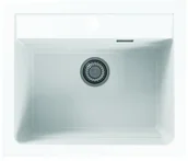 Zlewozmywaki - Alveus Atrox 30 Zlewozmywak granitowy jednokomorowy 59x50 cm arctic 1131991 - miniaturka - grafika 1