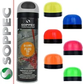 Farby i lakiery w sprayu - Soppec Farba geodezyjna 500ml FLUO TP różne kolory - miniaturka - grafika 1