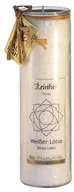Świece - Palm Light Chakra 4041678000905 świeca w kształcie kwiatu lotosu, wysokość ok. 20 cm, kolor biały 4041678000905 - miniaturka - grafika 1