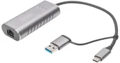 Adaptery i przejściówki - Digitus DN-3028 - network adapter - USB-C / USB-A - 2.5GBase-T DN-3028 - miniaturka - grafika 1