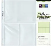 Ramki na zdjęcia - We R Memory Keepers ochraniacze 30,5 x 30,5 cm (3 kieszenie  15,2 x 10,2 cm) 3 ring album fotograficzny Sleeve, 10 PK 660137 - miniaturka - grafika 1