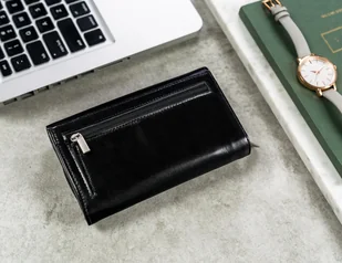 Cavaldi 4U Klasyczny skórzany portfel damski z klapą na zatrzask - Portfele Cavaldi 4U Klasyczny skórzany portfel damski z klapą na zatrzask - Portfele - miniaturka - grafika 5