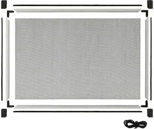 VidaXL Lumarko Rozsuwana moskitiera okienna, biała, (75-143)x50 cm! 149038 VidaXL - Moskitiery - miniaturka - grafika 6