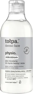 Tołpa Dermo Face Physio mikrobiom, łagodny płyn micelarny do mycia twarzy i oczu, 400 ml - Płyny micelarne - miniaturka - grafika 3