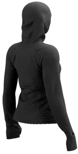 COMPRESSPORT COMPRESSPORT Kurtka biegowa damska WINTER INSULATED JACKET czarna - Bluzy sportowe damskie - miniaturka - grafika 2
