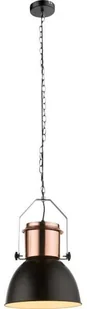 Globo Lighting LAMPA wisząca KUTUM 15283 metalowa OPRAWA zwis na łańcuchu loft czarny 15283 - Lampy sufitowe Globo Lighting LAMPA wisząca KUTUM 15283 metalowa OPRAWA zwis na łańcuchu loft czarny 15283 - Lampy sufitowe - miniaturka - grafika 2