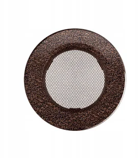 Parkanex kominkowa okrągła miedziana fi100 kominek - Kratki wentylacyjne - miniaturka - grafika 2