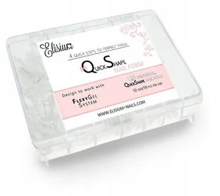 Elisium Elisium Quick Shape Nail Form Formy Do Przedłużania Paznokci 120 sztuk Typ 1 - Akcesoria do paznokci - miniaturka - grafika 4