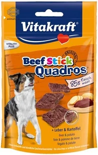 Vitakraft Beef Stick Quadros z wątróbką i ziemniakami 70g 28803 - Przysmaki dla psów - miniaturka - grafika 2