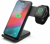 Stacje dokujące do telefonów - Watchuu Ładowarka indukcyjna bezprzewodowa w kolorze czarnym 8435461011982 - miniaturka - grafika 1