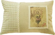 Poduszki dekoracyjne - My Flair 24.26ra romans poduszka, 30x45x14 cm, z wypełnieniem, 50% bawełna, 50% poliester, pranie ręczne, beżowy z czarnym/szarymi motyw 24.26RA - miniaturka - grafika 1