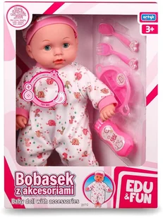 Artyk EDU&FUN Bobasek z akcesoriami - Lalki dla dziewczynek - miniaturka - grafika 4
