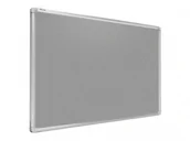 Tablice i flipcharty - Allboards Tablica tekstylna 300x120 cm SZARA TF3012S - miniaturka - grafika 1