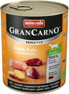 Animonda GranCarno Sensitiv Adult Dog smak Indyk + ziemniaki 6x800g AN 82-765 - Mokra karma dla psów - miniaturka - grafika 2